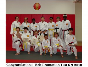 KI Martial Arts Belt Promotion Test June 2010