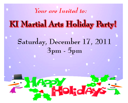 KI Martial Arts Holiday Party